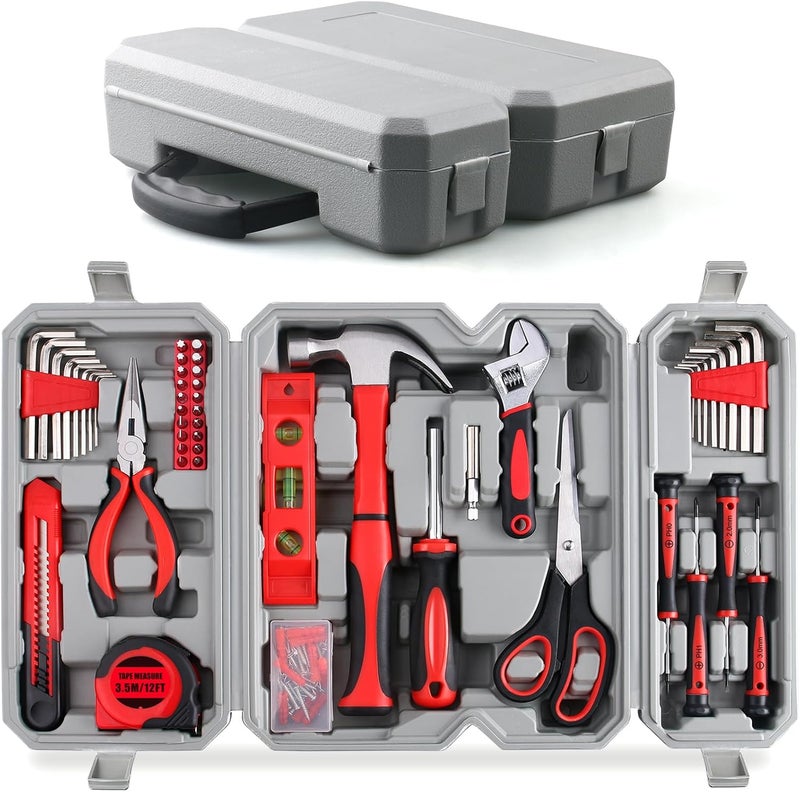 Winner 160-Piece All-Purpose Household Tool Kit in Delicate Toolbox, Suitable for Both Male and Female, Great for Common Home Repairs, House DIY Project, Garage, Office, Housewarming and Birthday Gift - Image 2